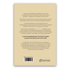 The back cover of a Dutch book by Lyrette Beer, featuring a light beige background with black text, a barcode, and the publisher's logo at the bottom.