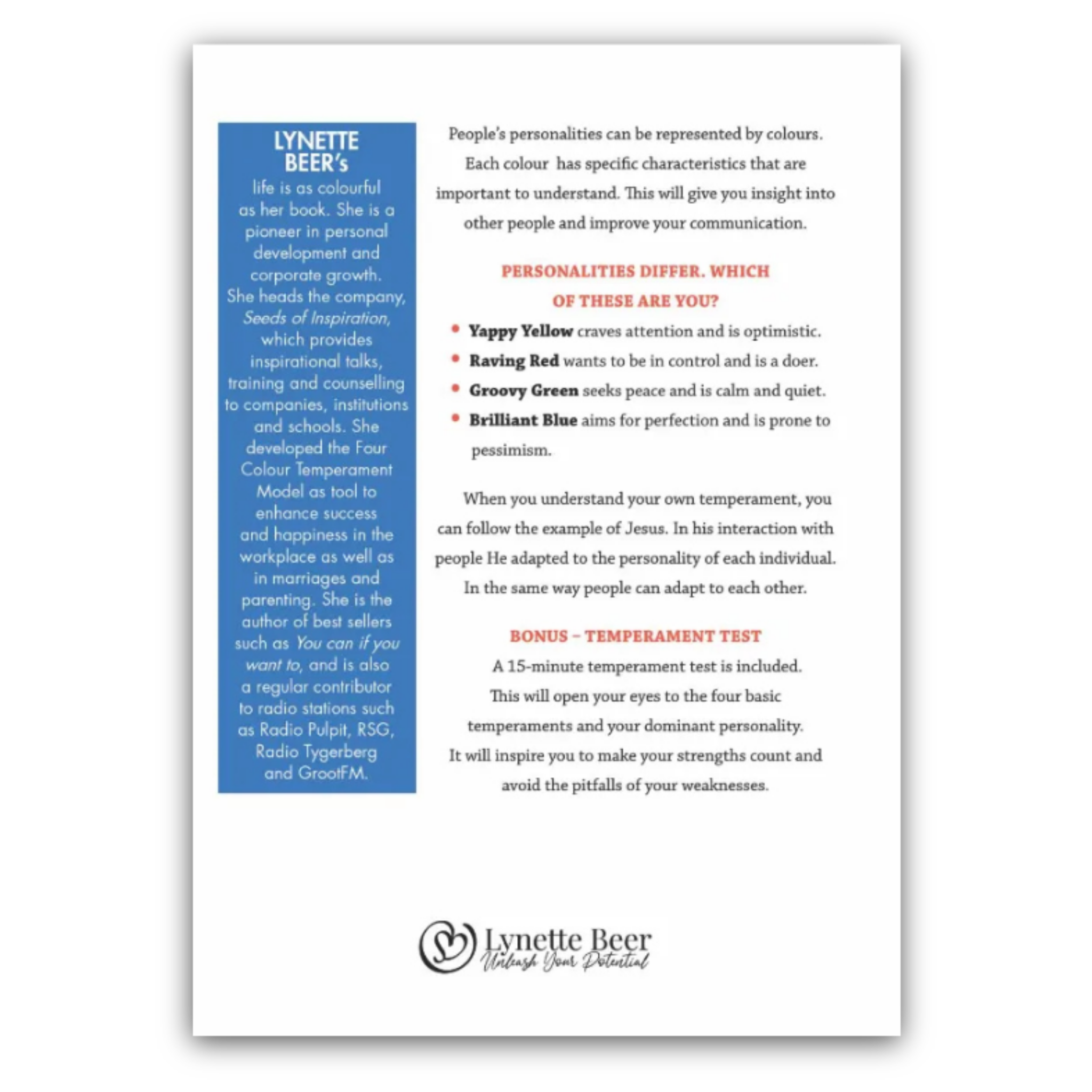 Live Life in Full Colour Ebook