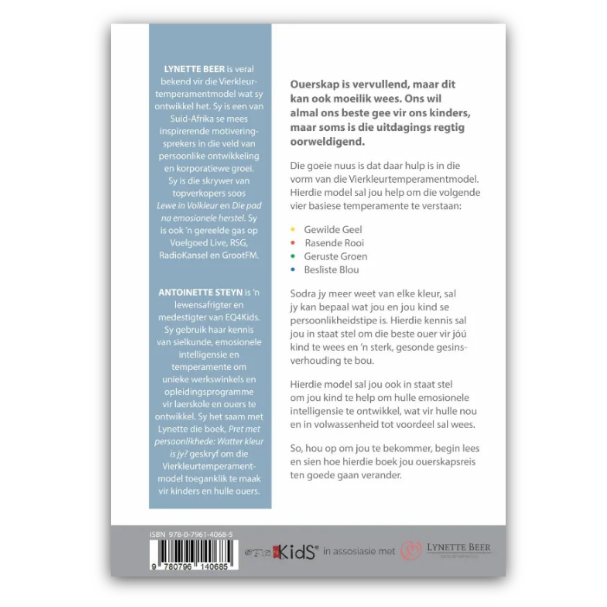 Ouerskap vir die Vier Temperamente met Emosionele Intelligensie Ebook